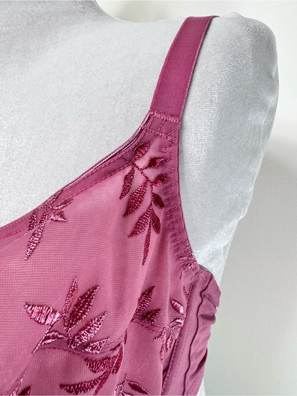 ⁠Panache Tango Underwire Balconette Bra 9071 Pink Coquette Balletcore Size 34F⁠ - Picture 4 of 7